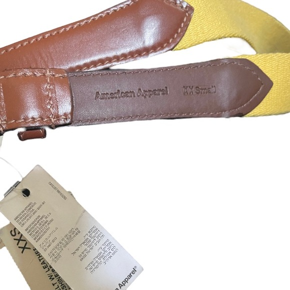 American Apparel Canvas & Leather Belt - Picture 2 of 6